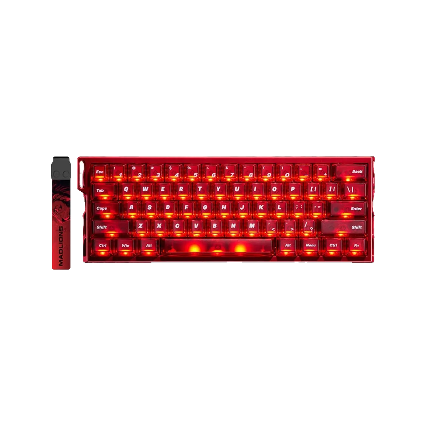 FGG Madlions MAD LIGHT 60HE klaviatura, qırmızı